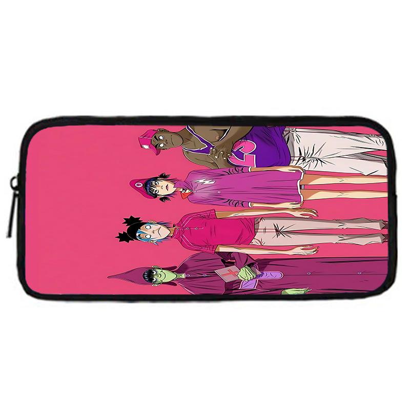 Child School Virtual Character Gorillazs-Backpack with Lunch Bags ,Pencil Bags ,School Bags for Boys Girls Best Gift