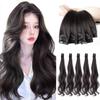Fuyunohi One-Touch Hair Extensions, Wig, Clip-On Extensions, Partial Wig, Curly Hair, 5-Piece Set, One-Touch Clip-On Extensions, Hair ...