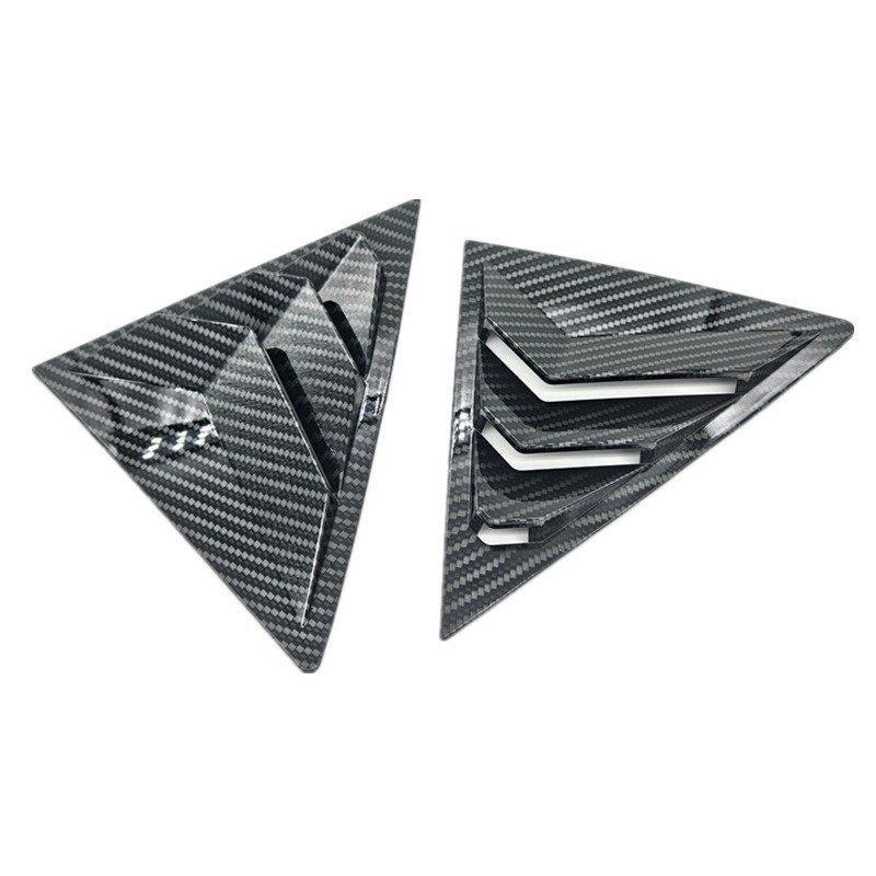 Mazda 6 (03-16) Rear Quarter Window Louvers Carbon Fiber Exterior Decor