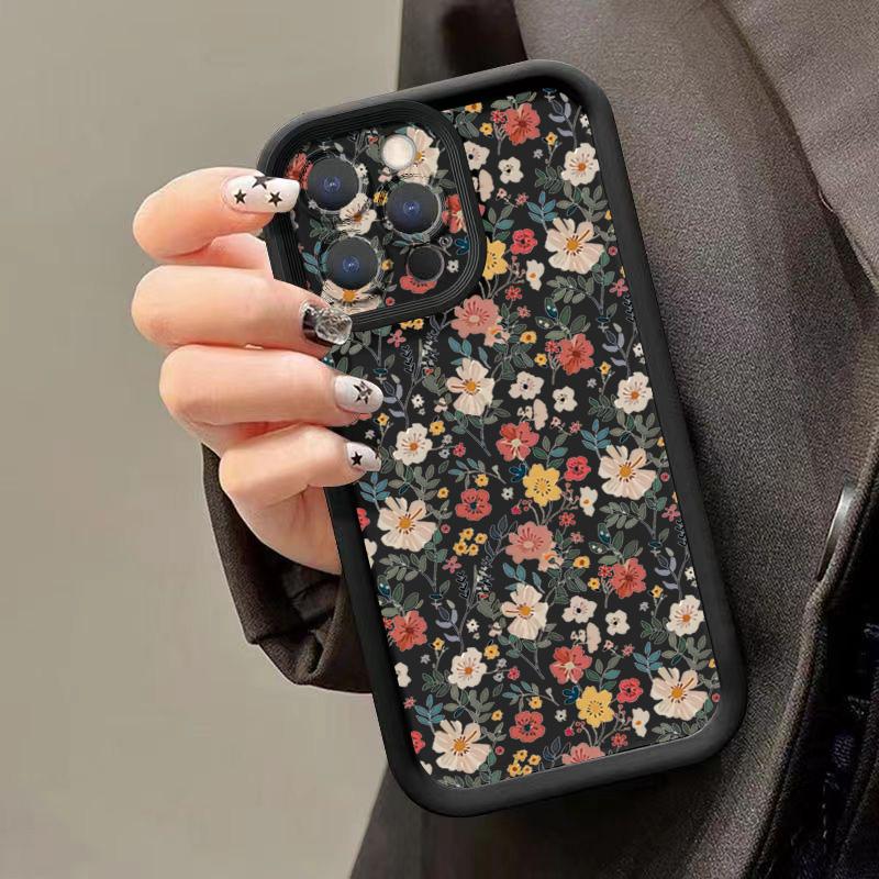 Ditsy Floral Pattern Phone Case For Xiaomi Redmi Note 14 13 12 Pro Plus 5G 12S 11S 11 10S 10 Redmi 13 12 14C 13C 12C Soft Cover