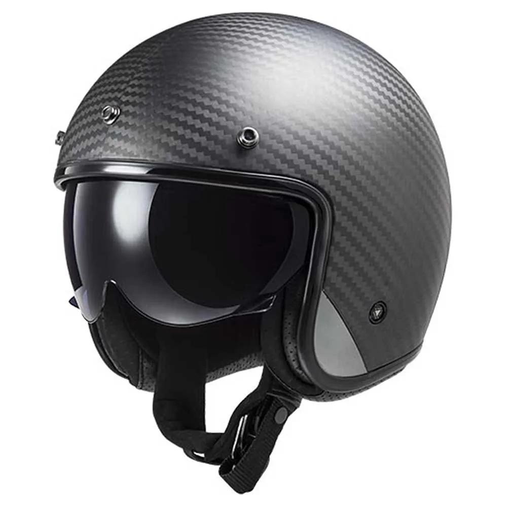 LS2 Open Face Helmet OF601 Bob II Carbon