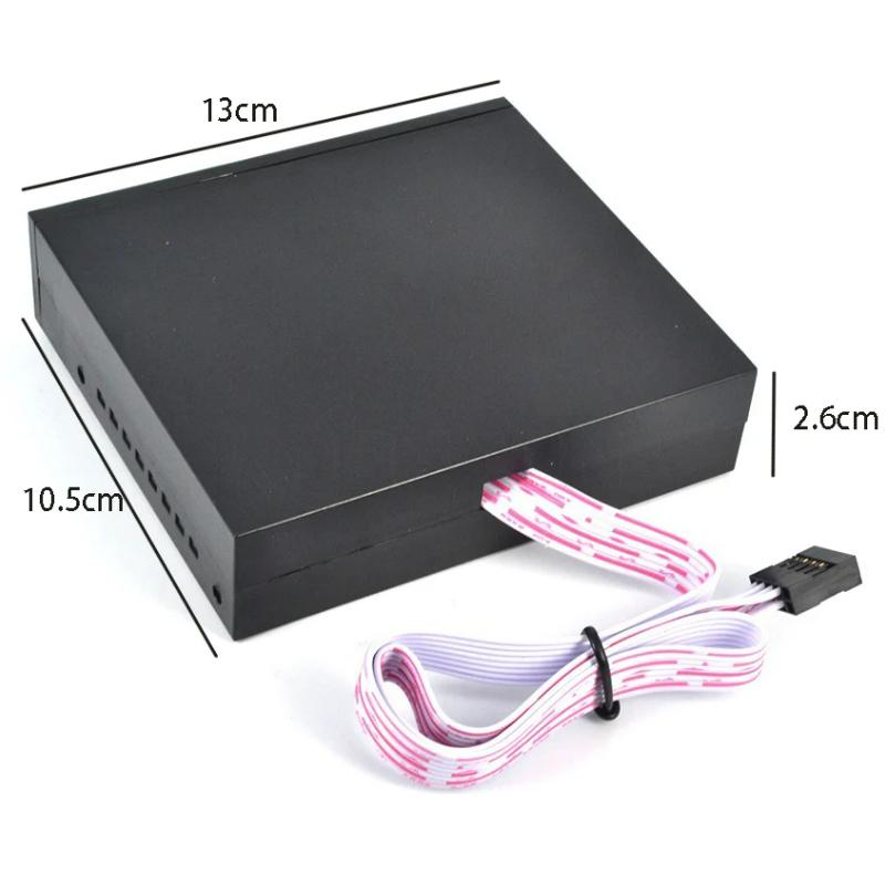 for PC Case Inbuilt Card Reader USB HUB CF MS DUO SD MMC XD M2 TFlash Memory Card Writer Adapter for 3.5inch HDD Hard Disk Drive