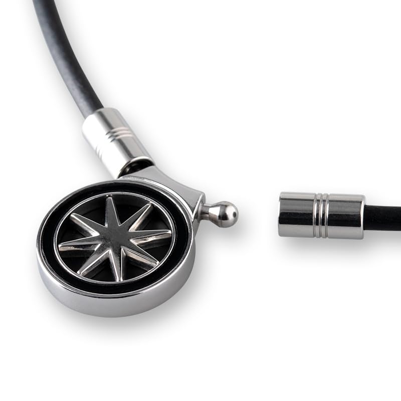 [BANDEL] Bandel Healthcare Necklace Earth mini 2.0 (Black x Silver, 52cm)