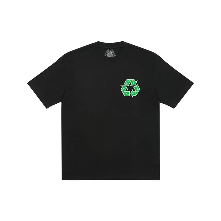 Palace P Cycle T-Shirt with Tri-Ferg Logo on Back Unisex Tops Black P20TS050