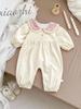 Autumn Baby Girl Bunny Ears Romper - Cute, Fashionable, Comfortable Onesie