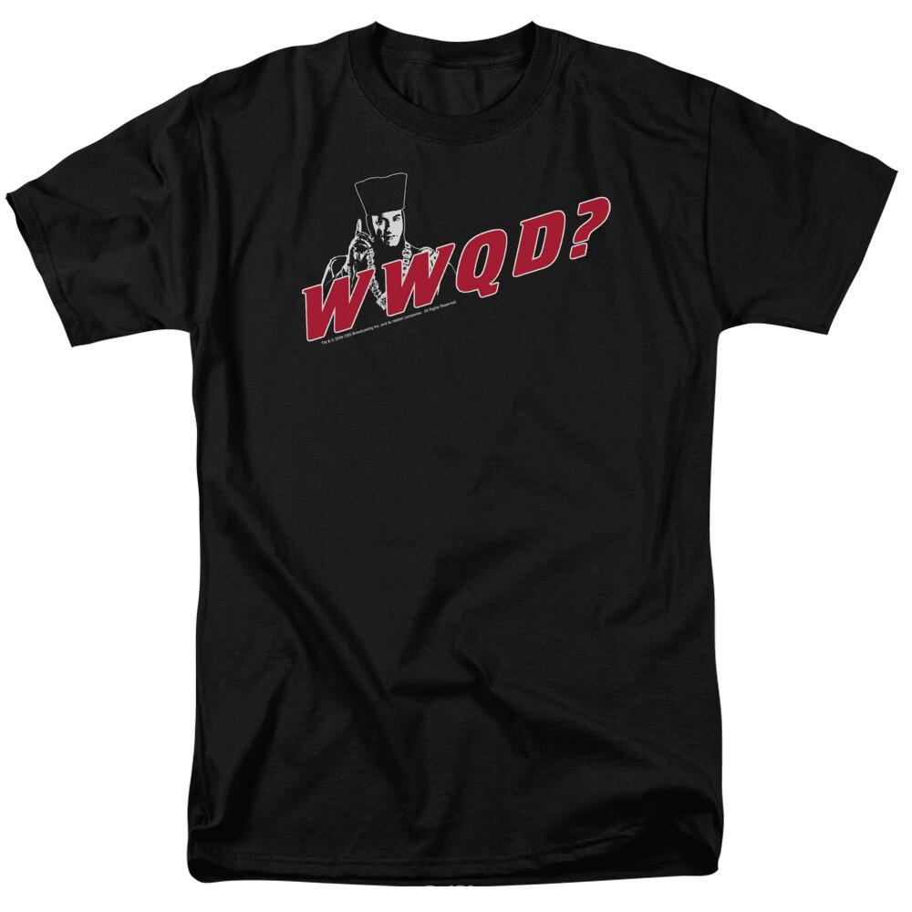 Star Trek WWQD T Shirt Licensed Sci-Fi TV Classic Adult Tee New Black XL