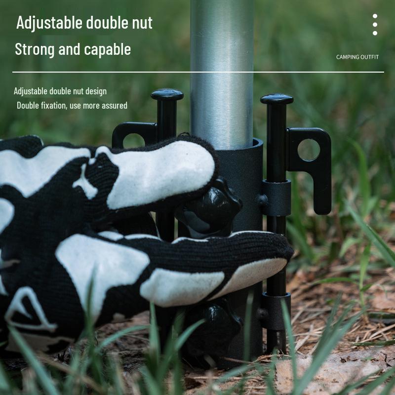 Adjustable Outdoor Tent Awning Pole Fixator - Camping Awning Support Accessory