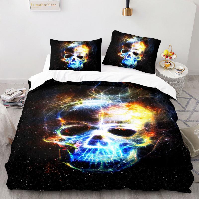 3D Digital Printing Three-Piece Bedding Four-Piece Set 2