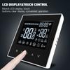 Touchscreen WiFi Water Heater Controller Compatible with For Tuya Featuring Voice Control and Floor Temperature Sensor