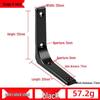 Triangular Wall Shelf Bracket: Bent, Load-Bearing Iron Support for Storage Racks