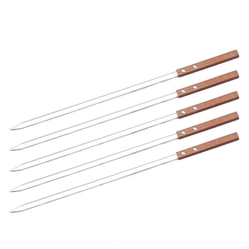 OEING Stainless Steel BBQ Skewers 50cm L x 1.0cm W