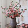 Simulation Flower Italo Camellia High-end Floral Ornament Flower Arrangement Living Room Porch Dining Table TV Cabinet Fake Flower