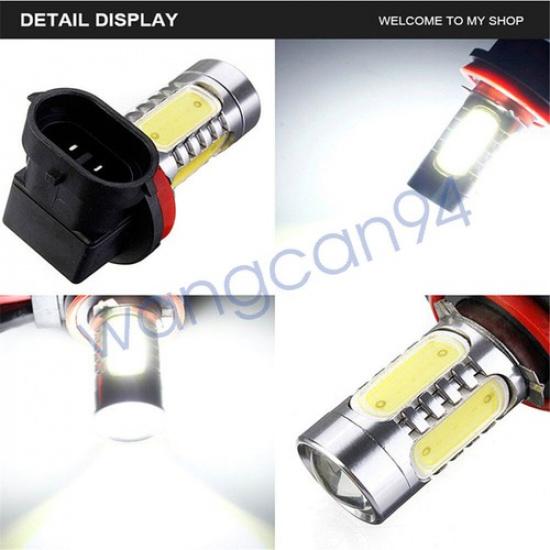 For 2012-2018 Toyota Tacoma H11 H8 COB LED Fog Light bulb DRL 6000K Bright White