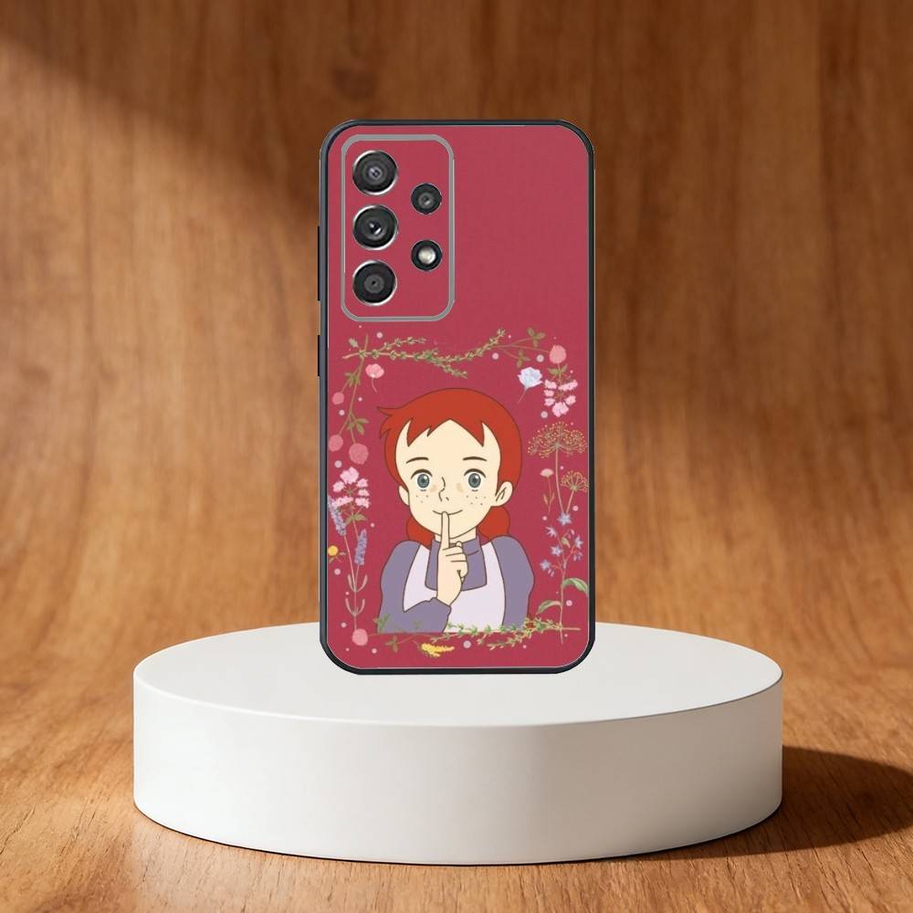 Anne of Green Gables Anne Shirley Phone Case For Samsung S25,S24,S21,S22,S23,S30,Ultra,S20,Plus,Fe,Note,10,9,5G Black Cover