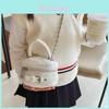 Childrens Bucket Bag With Chain Pattern Pu Material For Kindergarten Girls Daily Use