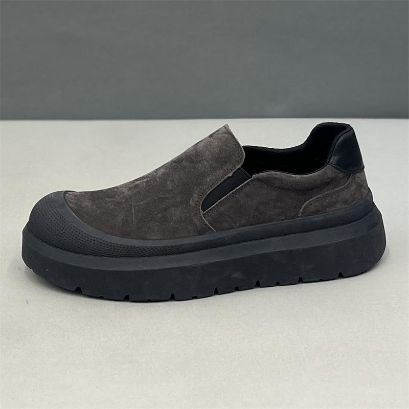 

Spring new flip fur comfortable soft sole breathable lazy shoes sports rest shoes xs 43