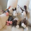 New Voice Feature Dog Toys Donkey Shape Bite-Resistant Puppies Doll Soft Teeth Protection Interactive Toys Pet Playtime