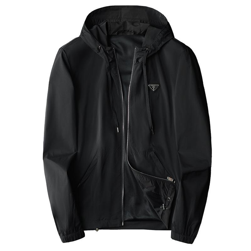 Men's Spring Fashion Trendy Hooded Jacket - European Station Light Luxury Coat