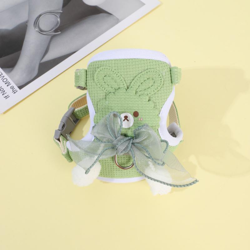 Teddy Bichon Small Dog Harness & Cat Leash Set Small