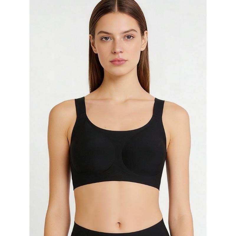 Plus Size Women Seamless Soft Support Full Cup Large Bust Daily Bra