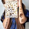 Nuevas Pegatinas Temporales de Tatuaje con Estampado en Caliente de Henna Transfronterizas para Mano, Pie y Brazo
