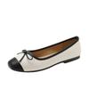 Mary Jane Shoes French Ballet Shoes Slim New Square Head Bow Word Belt Grandma Shoes Sweet Single Shoes