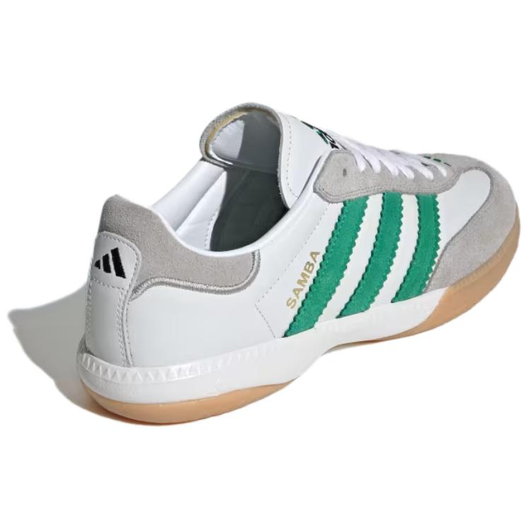 Adidas Samba Millennium Hvit Grønn Gummi Unisex Sneakers Skyhvit ID3922