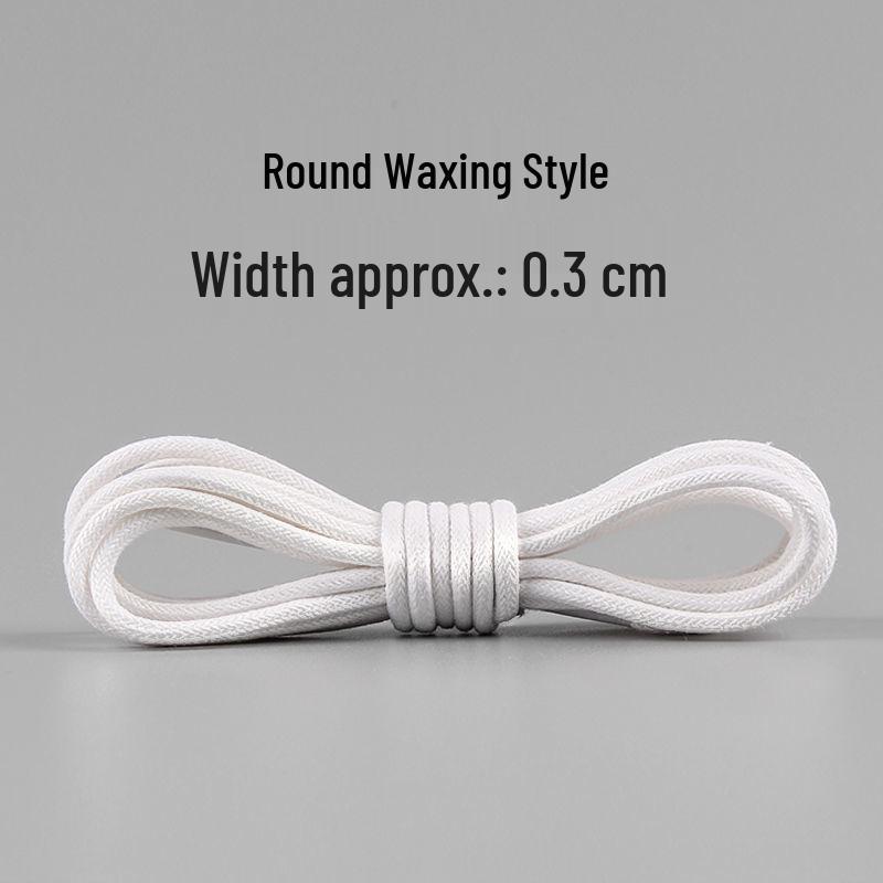 Unisex White Canvas Sneakers with Cotton Flat Shoelaces - Semi-Circular Style