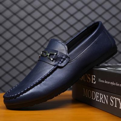Chaussures en Cuir Décontractées Homme Chaussures Homme Élégantes Cuir Mocassins Mocassins Chaussures Plates pour Homme Marque de Luxe Italienne
