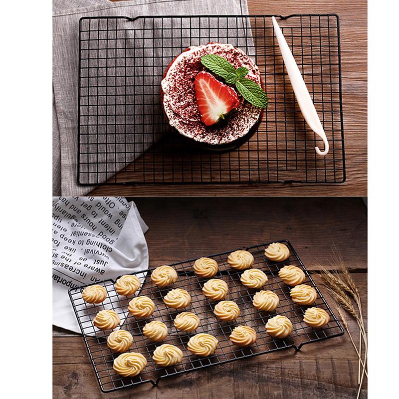 1Pc Non-Stick Cake Cooling Rack Net Cookies Bread Drying Stand Cooler Holder
