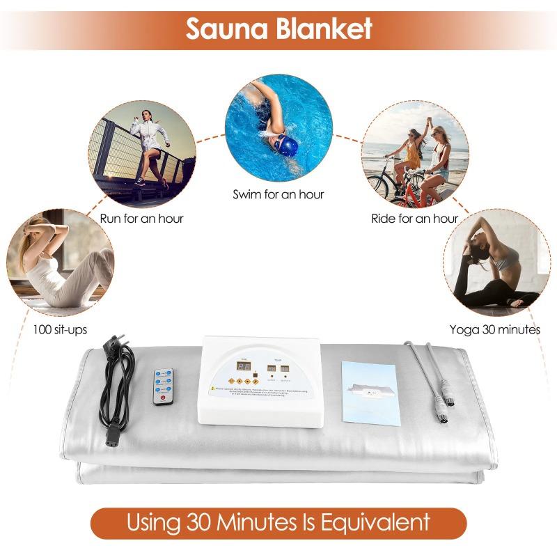 Home Spa & Beauty Salon FIR Sauna Blanket - Professional Waterproof Slimming Heating Weight Loss