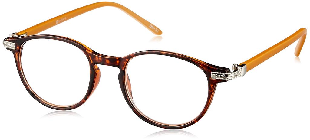 Dulton Bonox Series Reading Glasses Brown/Yellow +1.0 YGJ76BYL/1