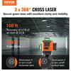 Laser Level 100ft Green Cross Line Self Leveling High Accuracy Measuring