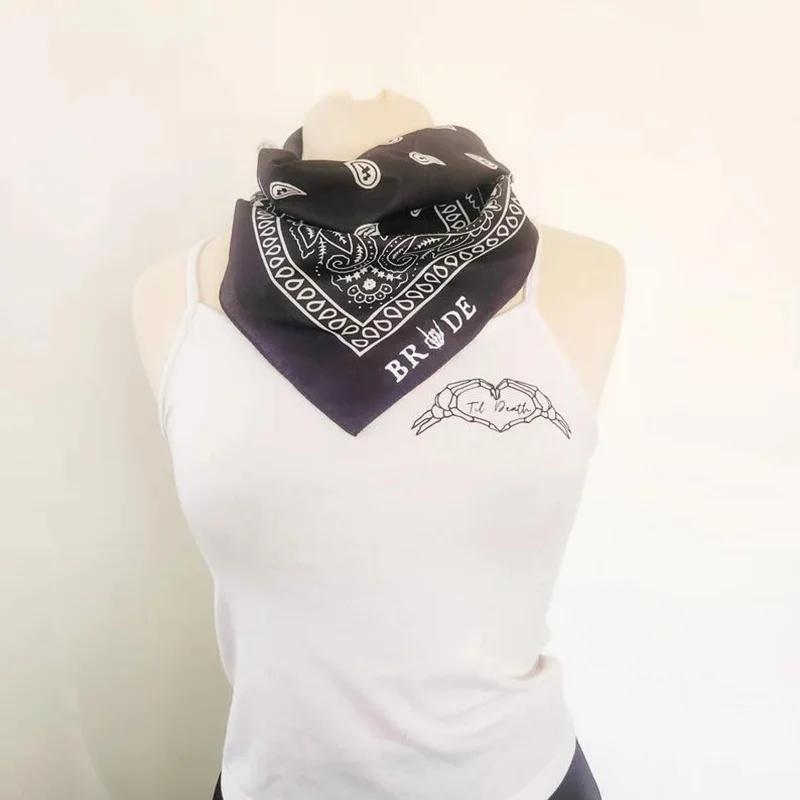 Disco Cowgirl Bandana Braut oder Stirb Bis dass der Tod uns scheidet Halloween Herbst Nashville Junggesellinnenabschied Brautparty Nash Bash Geschenk