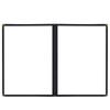A4 A4 Menu Paper Holder Metal Corners Shell Document Folder PVC Transparent Menu Cover  Hotel