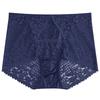 Big Size Lady Summer New Style Sexy Lace Comfortable Hollow Out Without Mark Bag Buttock Briefs
