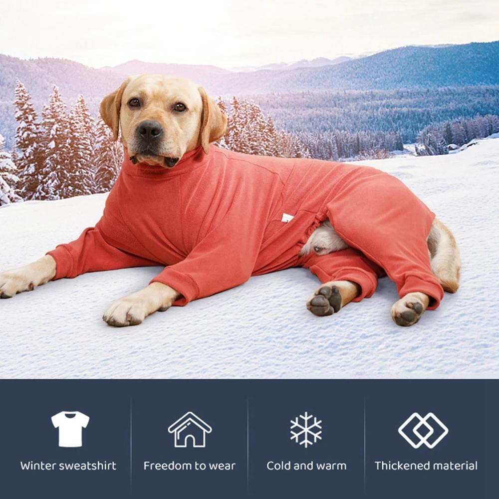 Winter Dog Pajamas For Medium Large Dogs Whippet Pajamas Italian Greyhound Clothes Dog Sweaters Warm Outfits Pet Coats