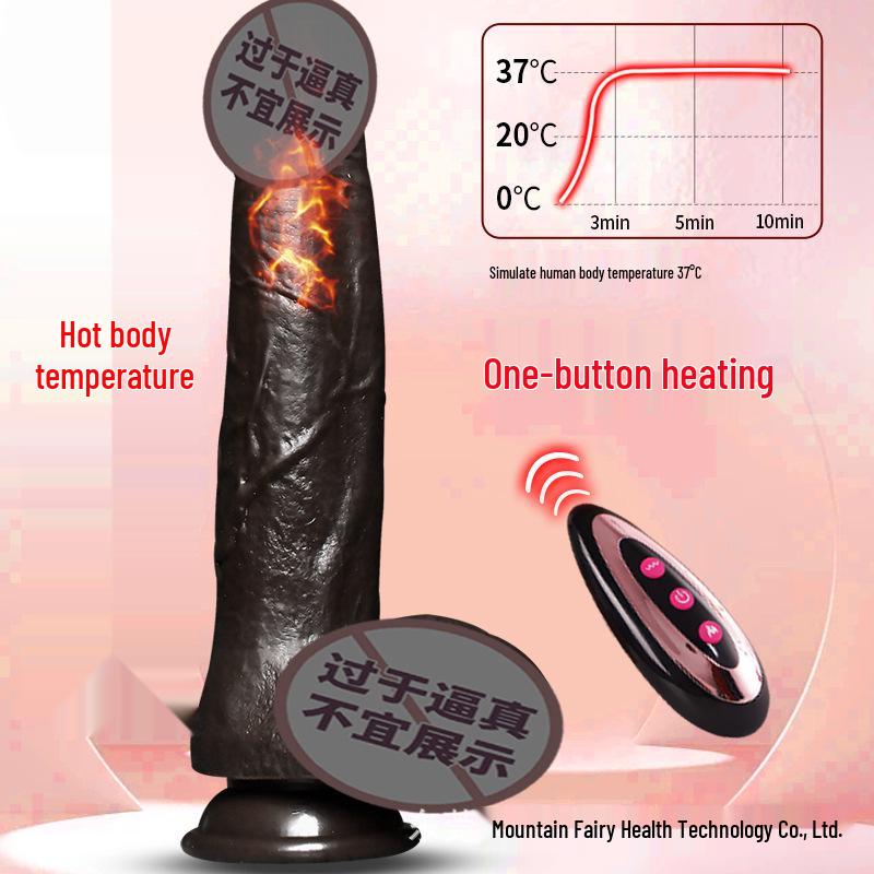 Realistic Telescopic Vibrating Dildo for Women - Adult Sex Toy