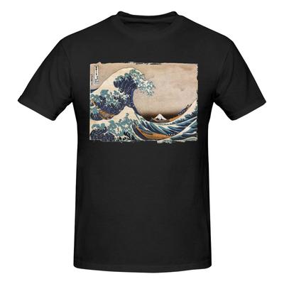 Japanese Waves Hokusai Vintage T Shirts Graphic Y2k Idea Oneck Unisexs Wounisex T Shirts Clothes