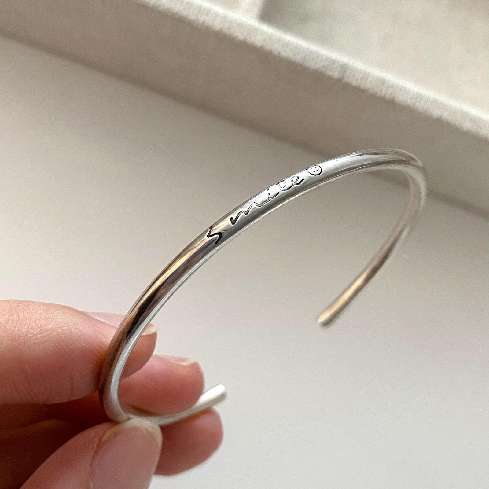 

Неправильный сломанный серебряный браслет в несколько таэлей Любовный квадратный серебряный браслет Бамбуковый повседневный подарок для девушек и девушек ювелирные изделия