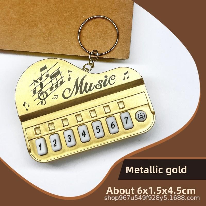 Electronic Piano Mini Keychain With Light And Music For Kids Creative Gift