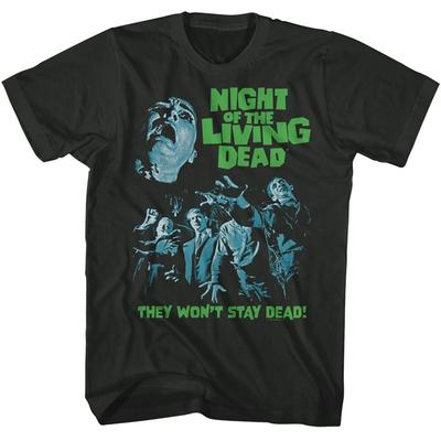 Night Of The Living Dead T Shirt Horror Movie New COOL TONES Smoke Cotton