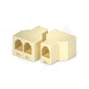 RJ11 6P4C/6P2C Telephone Splitter 2Way Telephone Splitters Phone Line Splitter For Easy Double Connection Installation