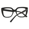 Trendy Women Large Frame Glasses Square Retro Brand Design Colourful Eyeware Anti-blue Light Glasses for Decoration Daily Use