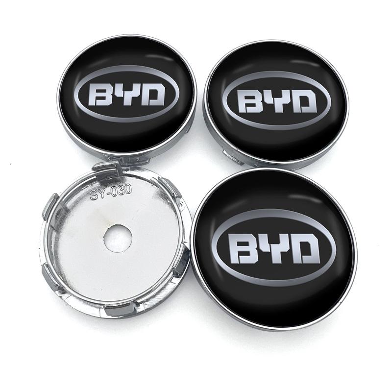 4Pcs 56/60mm Car Wheel Center Hub Cap Decoration Sticker For BYD Qing Song Tang Yuan F3 S6 F0 I3 S7 G3 E5 E2 E1 E3 E9 D1 S8 E6