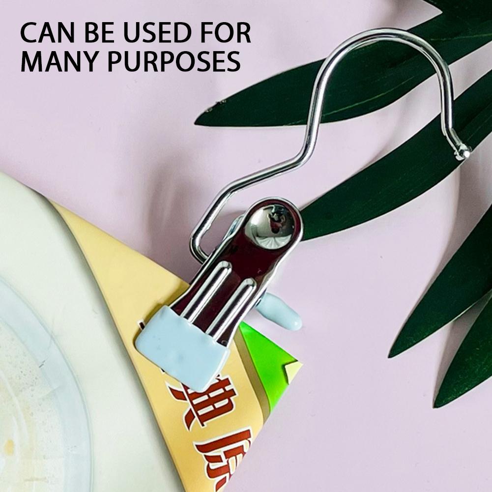 10PCS Portable Hanging Clothes Pin Smooth Rubberised Coating Non Slip For Organizing Handbag Towels