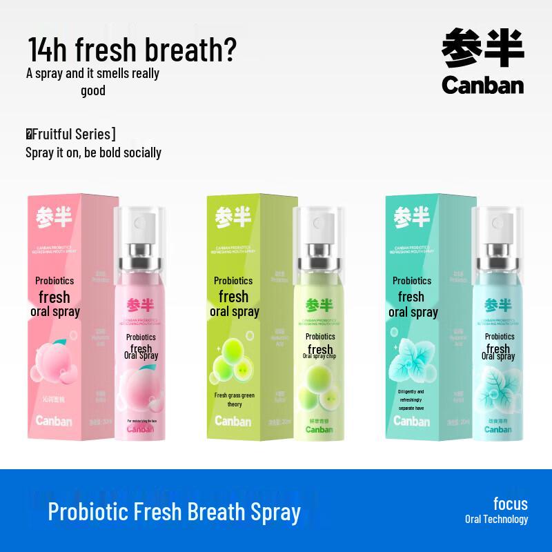 Sanban Probiotic Fresh Oral Spray 2-Pack