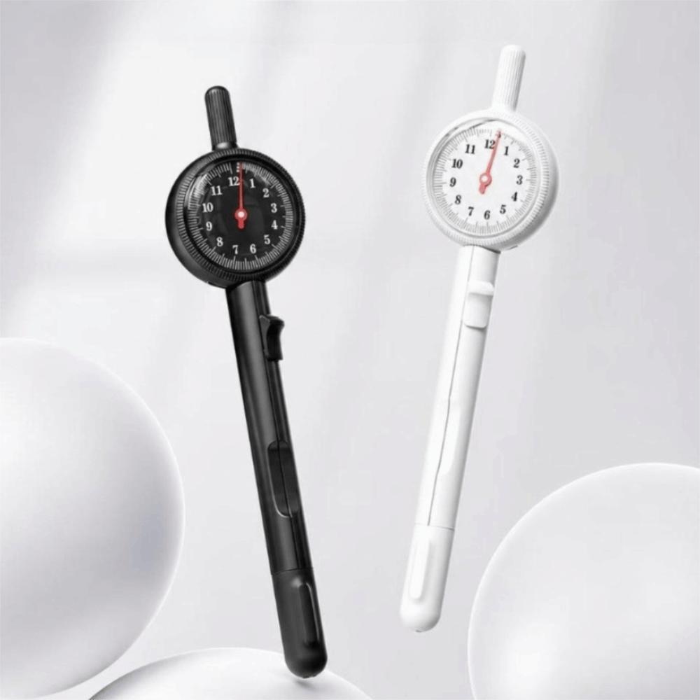 Push-Button Control Geometry Drawing Compass ABS Integrated Ruler Radius Pointer Compass  Exam Use