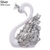 Party Desktop Romantic Table Decorative Miniatures Cake Topper Swan Figurine Anniversary Ornament