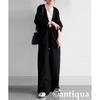 [antiqua] Antica No Color Jacket Ladies Outer PN-00546 Onesize 05 Black